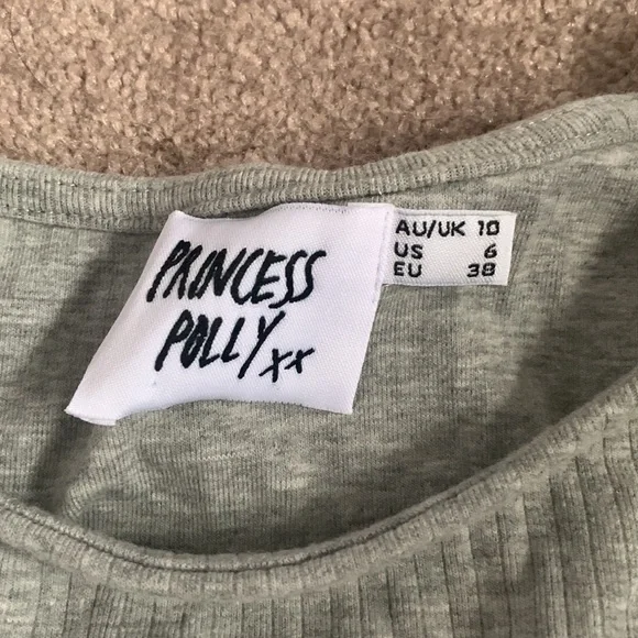 Light gray dress size 6 - Picture 3 of 3